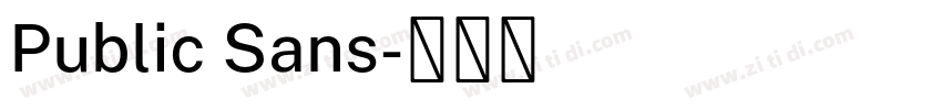 Public Sans字体转换